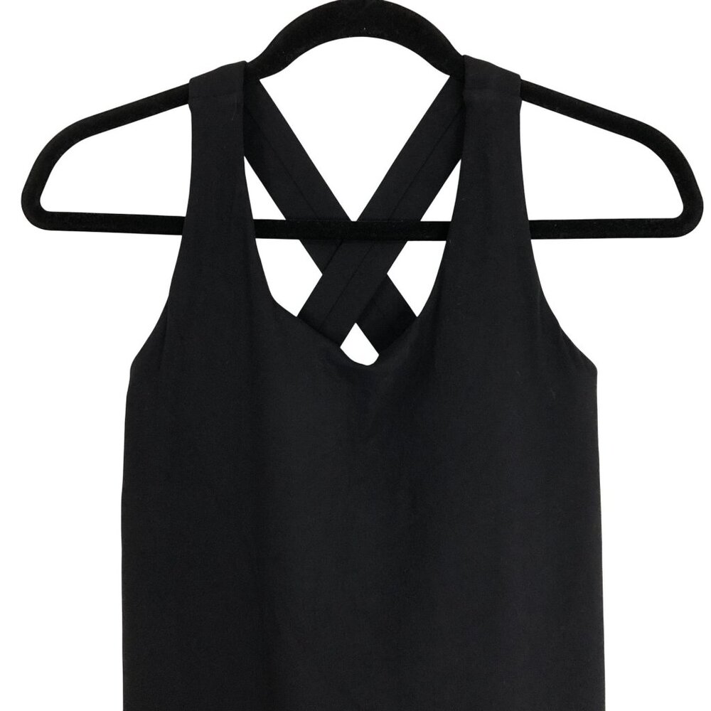 FLX Travel/Leisure Sports Dress Criss-Cross Back Sleeveless Size XS Black - Picture 3 of 12